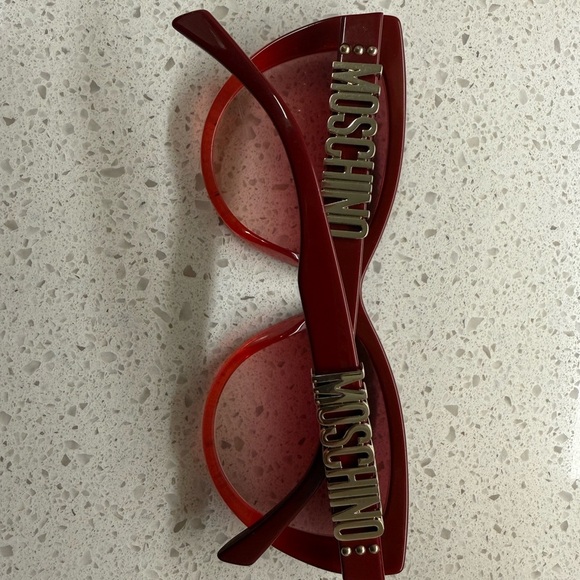 Moschino Bold Red Sunglasses